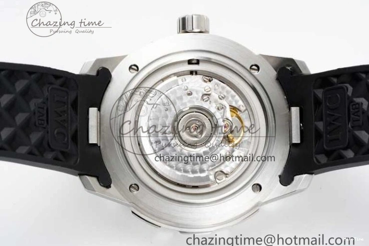 MIROTIME 0219 Aquatimer Automatic SS RSF 1:1 Best Edition White Orange Dial on Black Rubber Strap A Supportive 7069